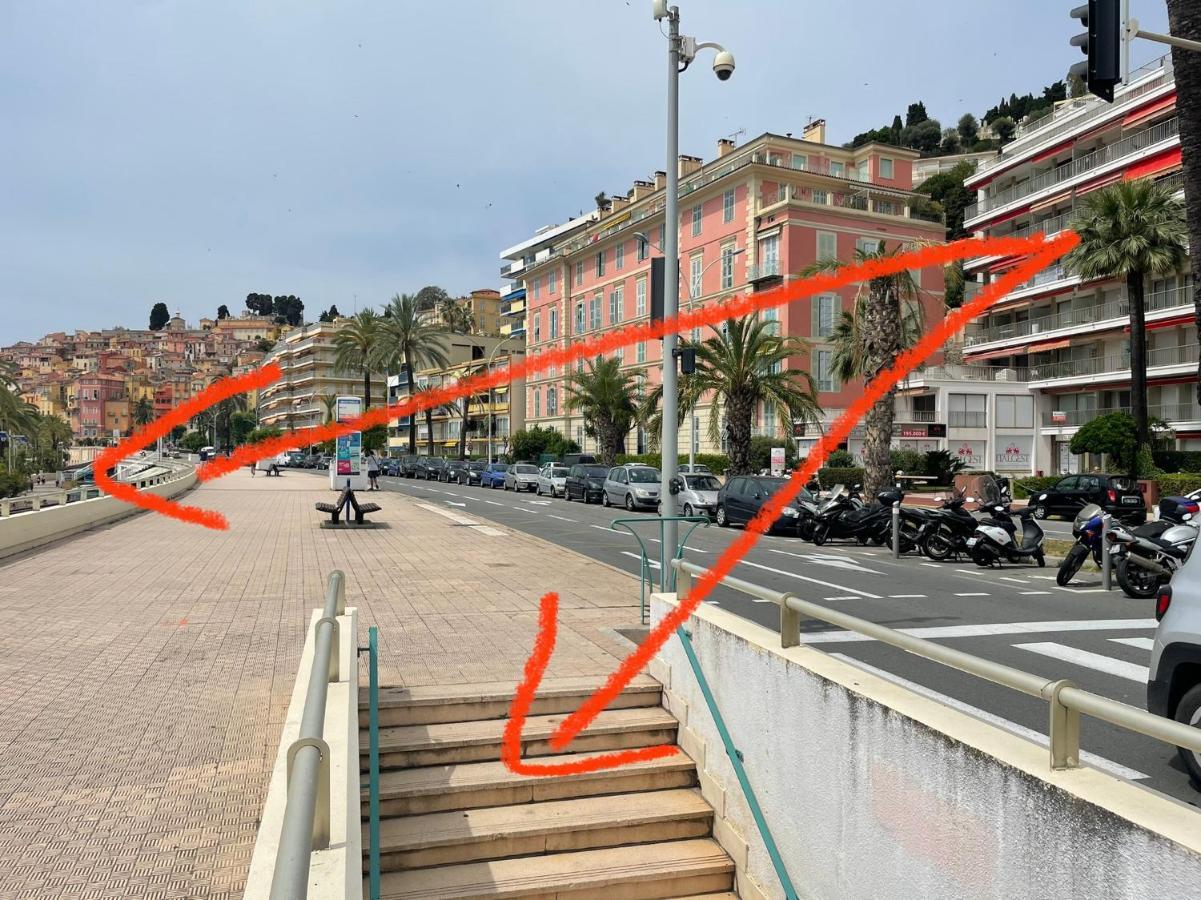 מנטון La Room: Seaside Apartment + Terrace + Parking מראה חיצוני תמונה